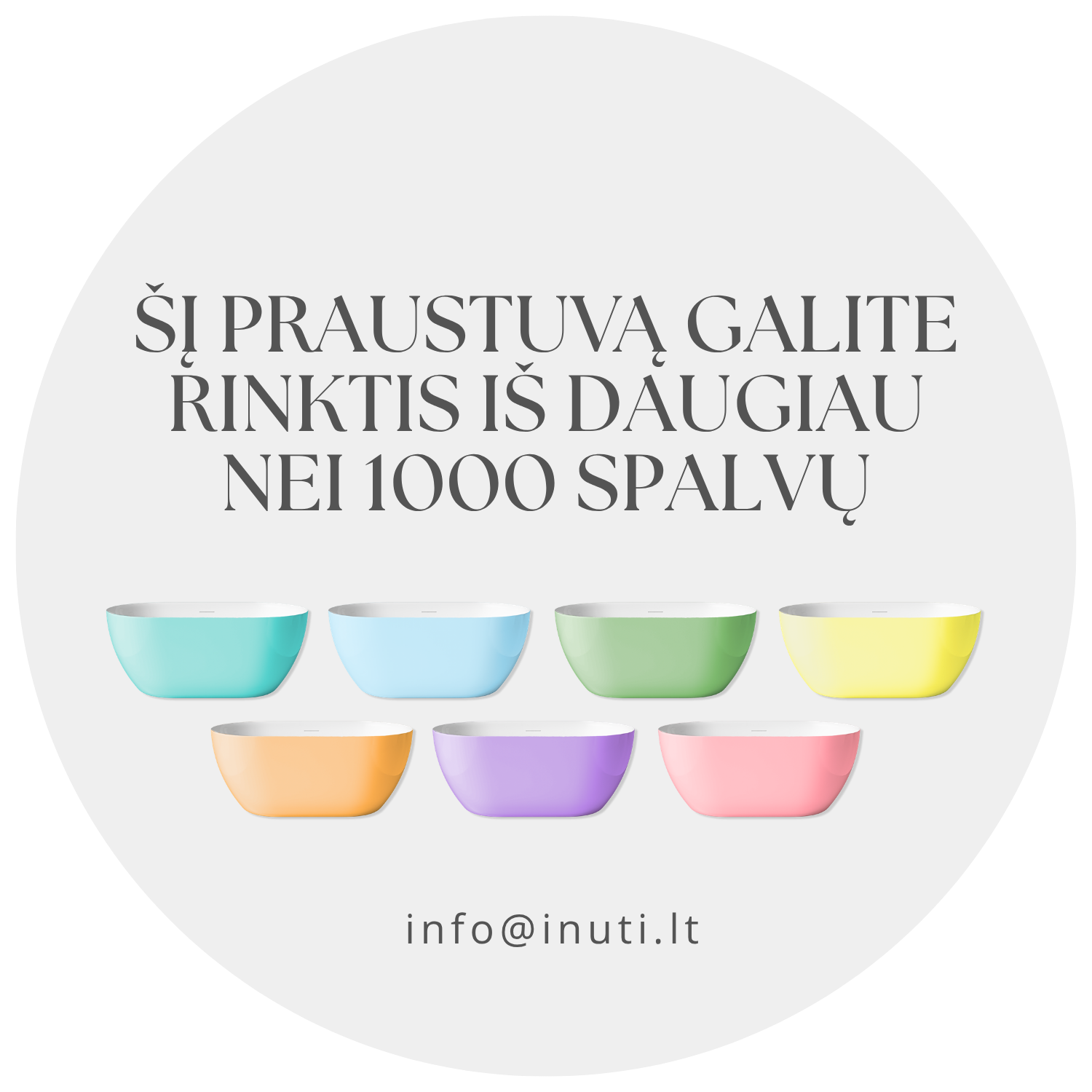 MORA SPALVOS praustuvai